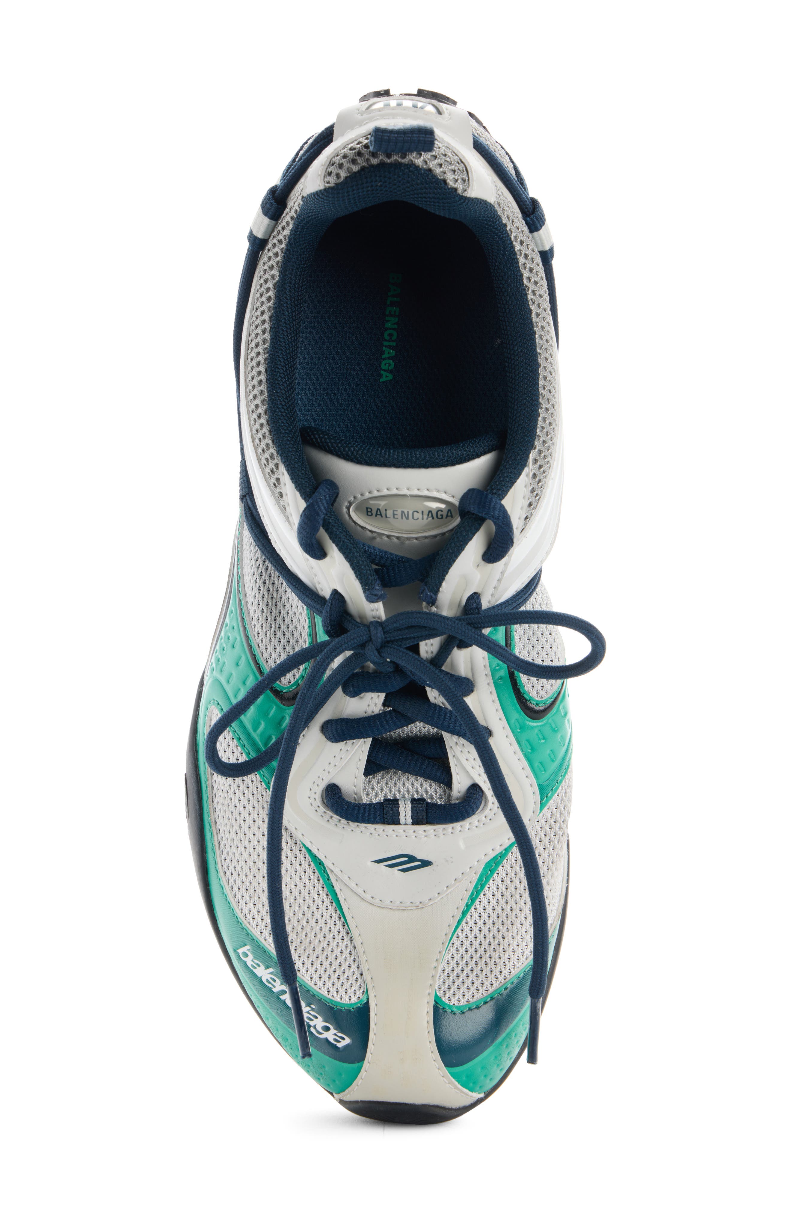 Balenciaga Radar Sneaker, Alternate, color, Light Grey/ Green/ Black