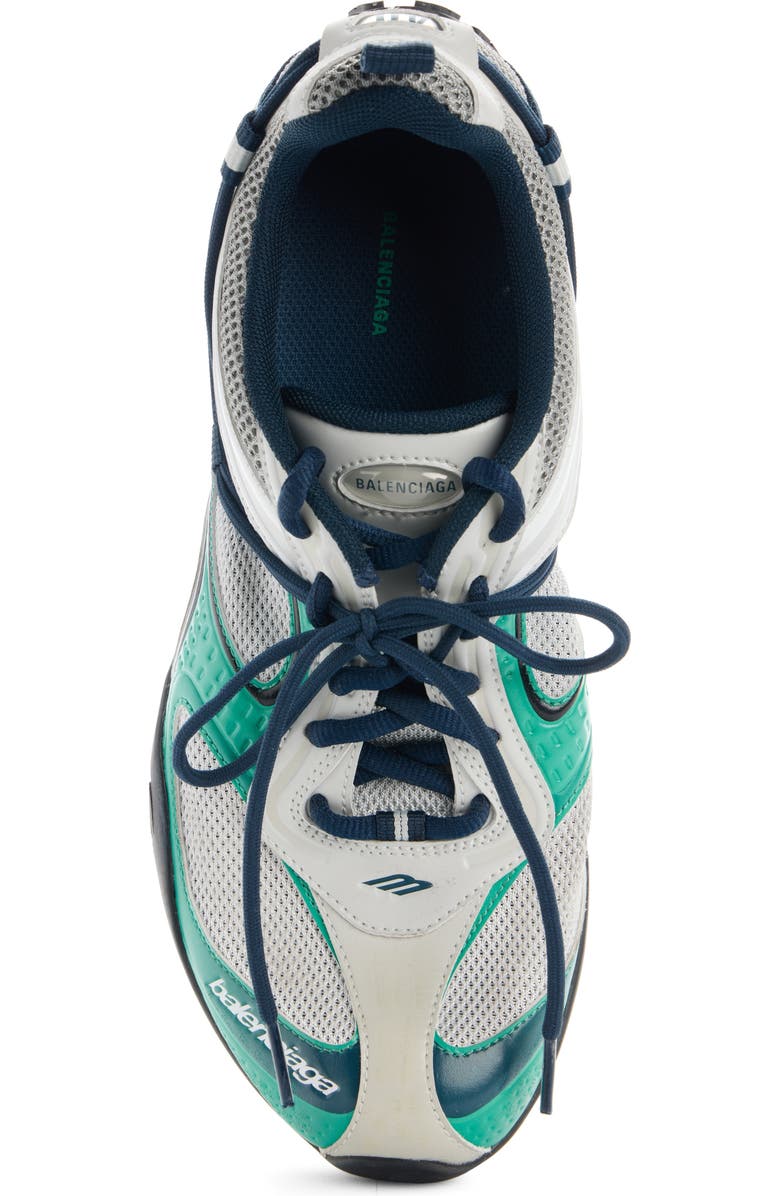 Balenciaga Radar Sneaker, Alternate, color, Light Grey/ Green/ Black