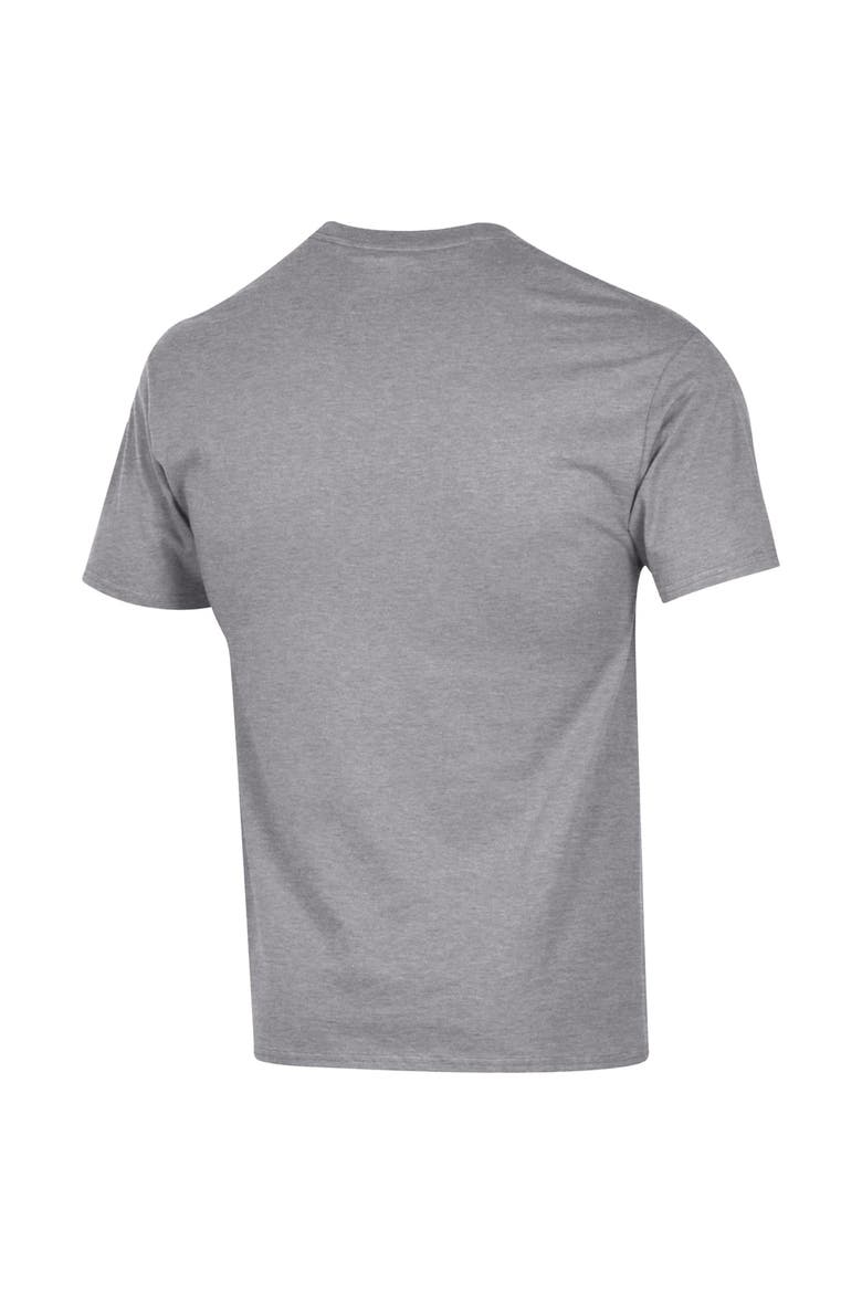 Men's Champion  Heather Gray Tampa Bay Buccaneers Football T-Shirt, Alternate, color, Heather Gray