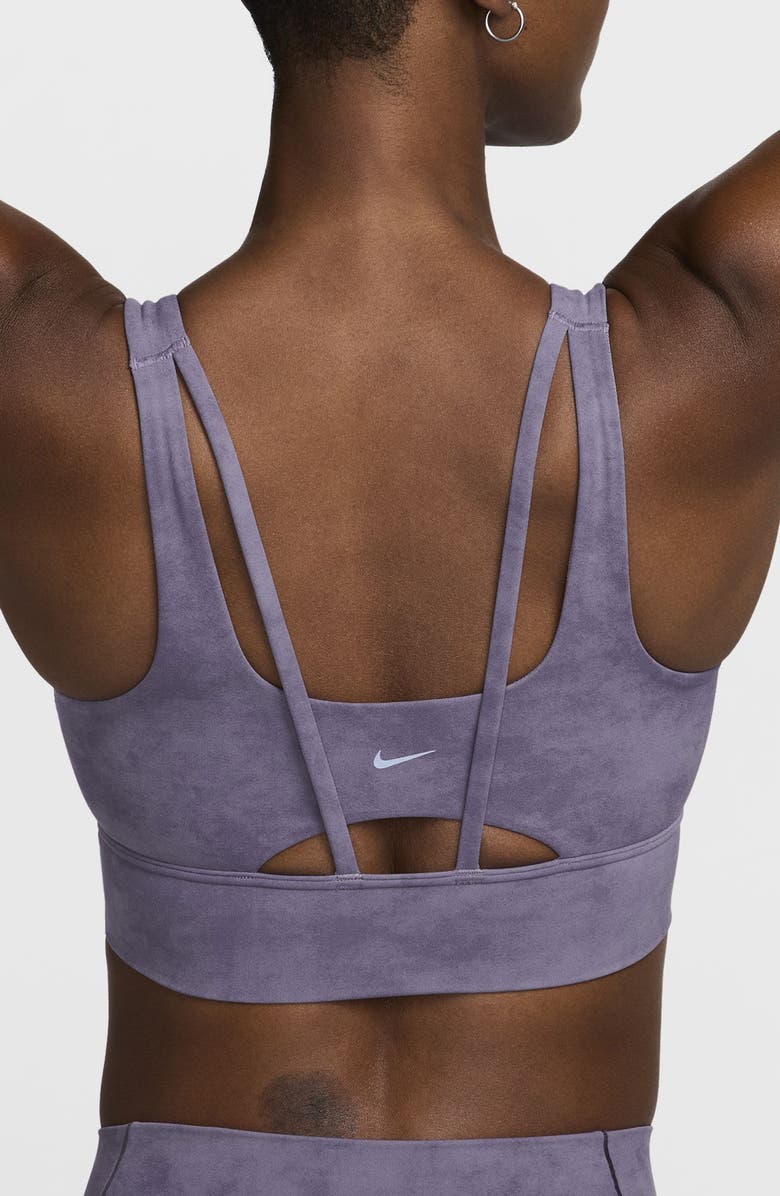 Nike Zenvy Dri-FIT Longline Sports Bra, Alternate, color, 