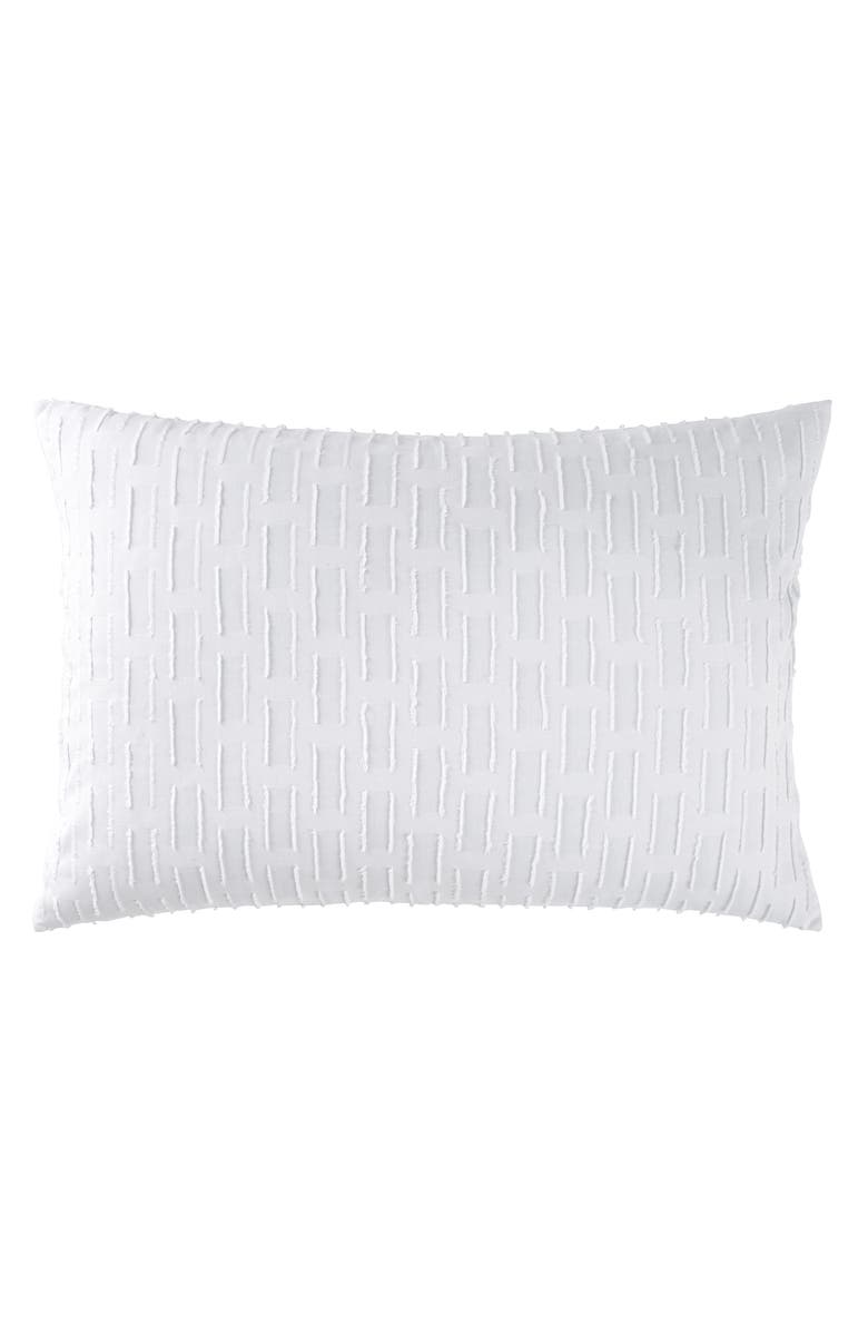 DKNY Refresh Cotton Sham, Main, color, White