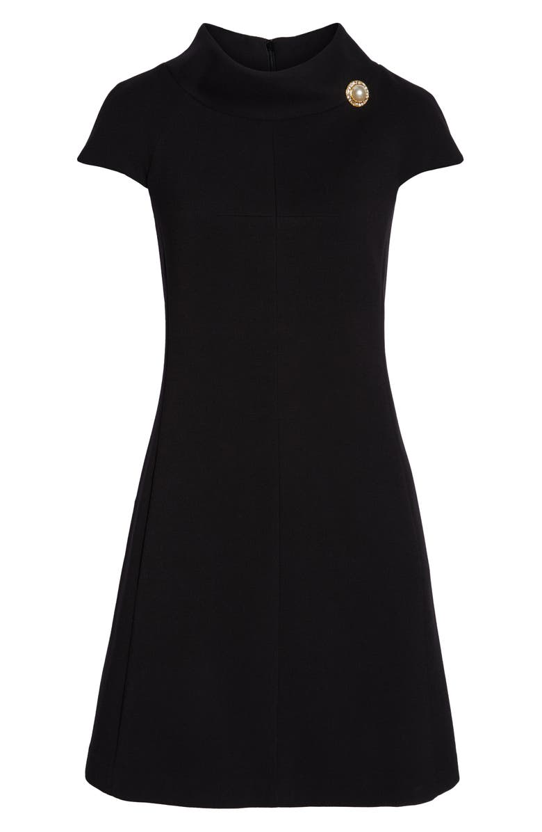 Harper Rose Stand Collar A-Line Dress, Alternate, color,