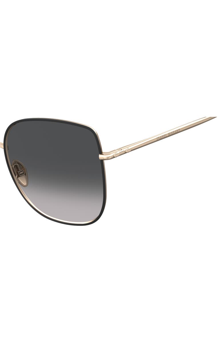 Isabel Marant 58mm Gradient Square Sunglasses, Alternate, color, 