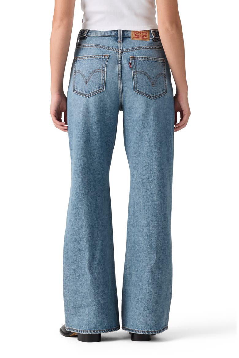 Cinch High Waist Flare Jeans, Alternate, color, HANDLED THAT