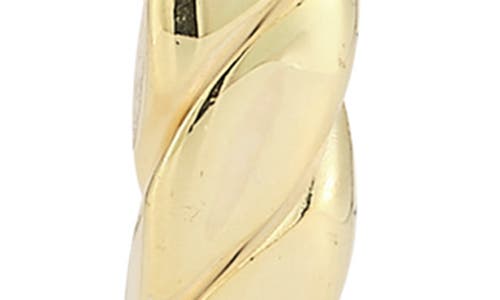 Chloe & Madison Chloe And Madison Twist Hoop Earrings In Gold