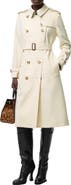 Burberry Long Cashmere Kensington Trench Coat
