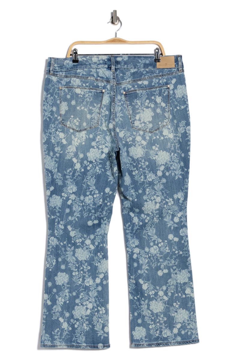 Seven7 Tummyless Floral Bootcut Jeans, Alternate, color, Pathway Floral