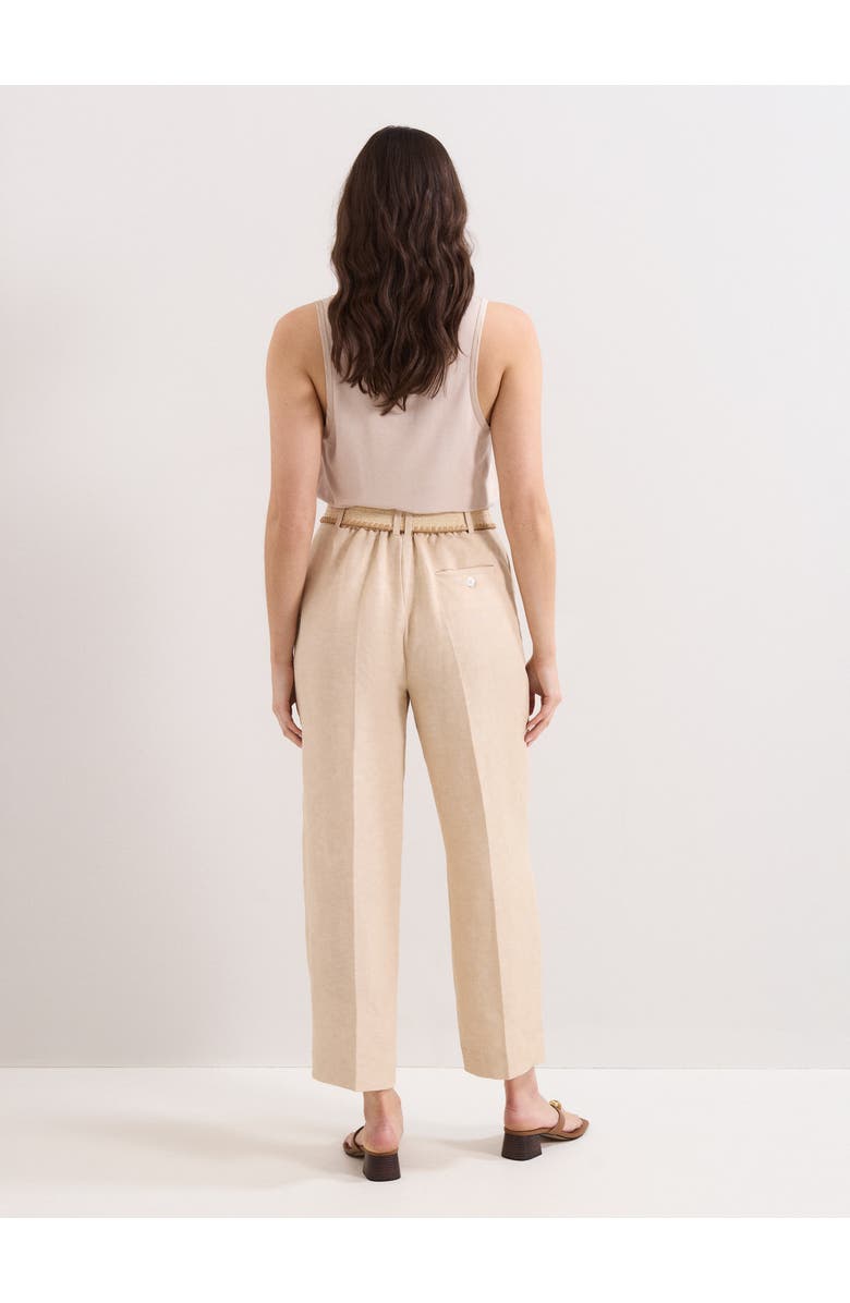 Phase Eight Elena Linen Trouser, Alternate, color, Neutral