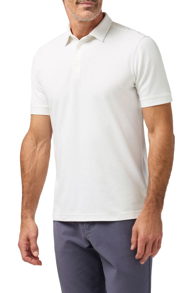Kent Solid Polo, Main, color, WHITE