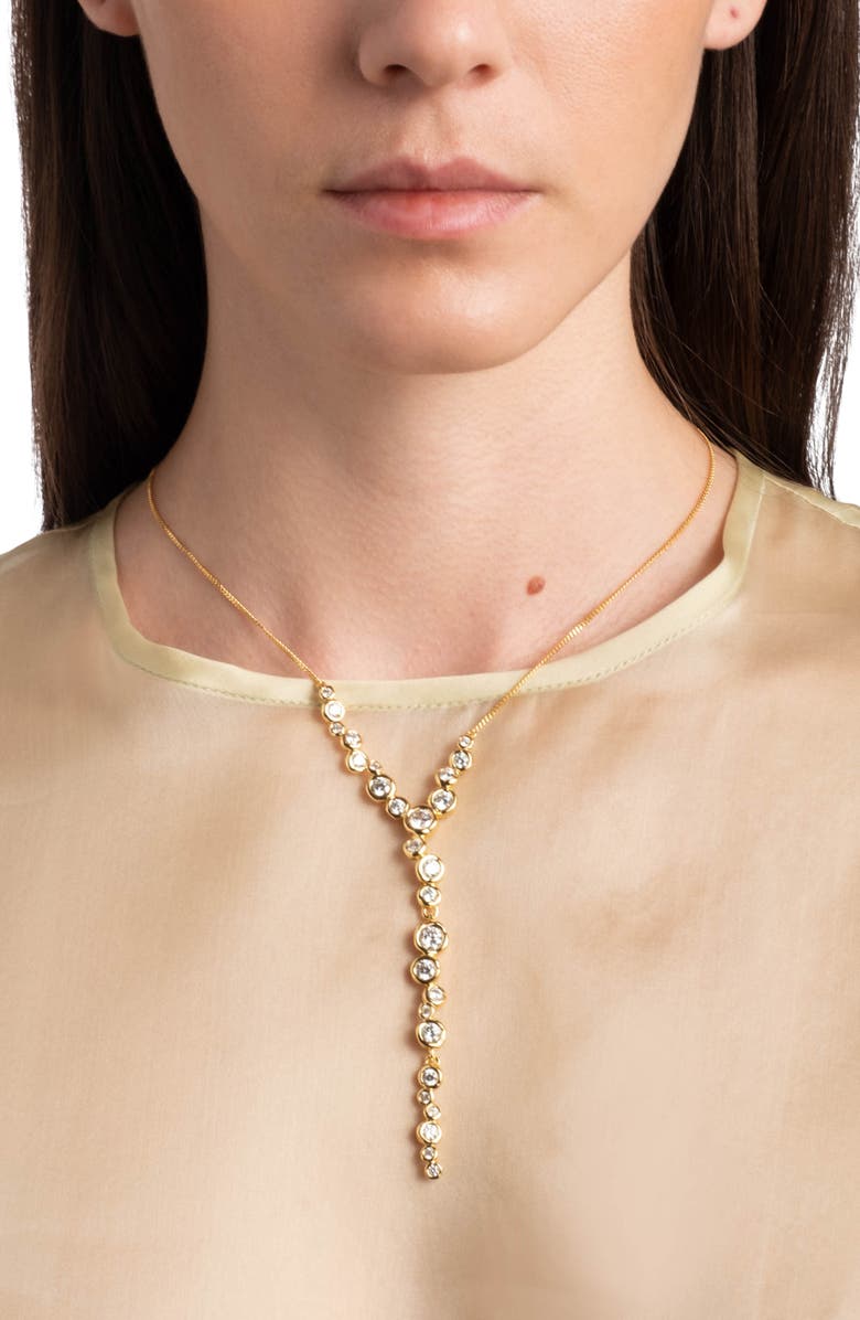 Alexis Bittar Asterales Cascading Necklace, Alternate, color, Stones