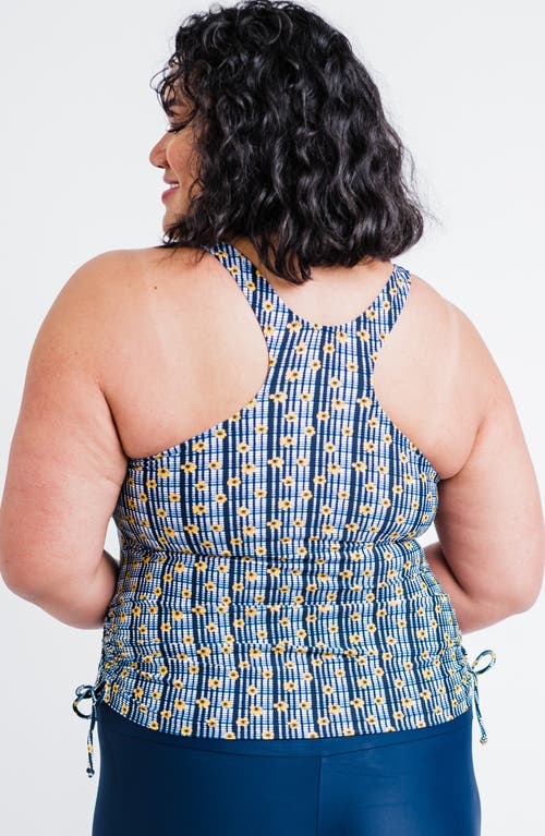 Calypsa Plus Size Maya Tankini Swim Top With Built-in Bra