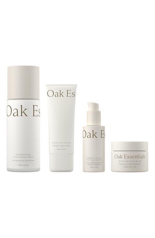 Oak Essentials Youthful Skin Routine 4-piece Set $289 Value In Transparent