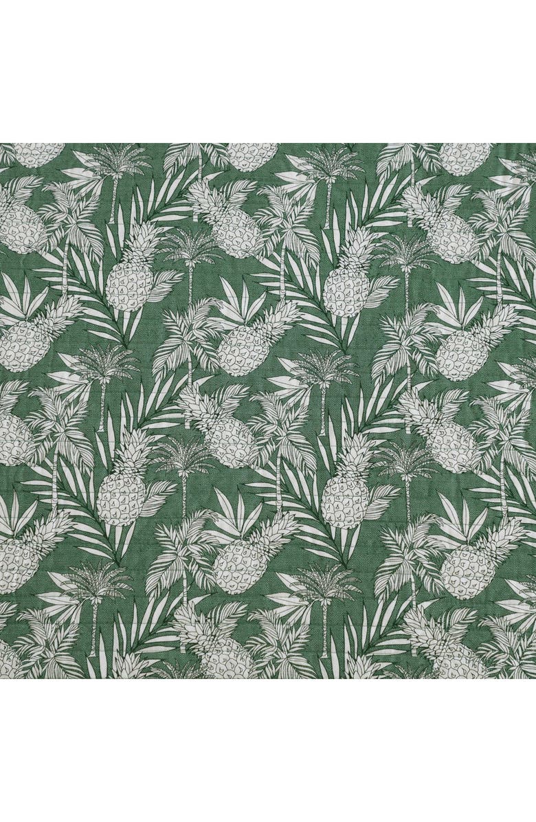 Tommy Bahama Pineapple Venture Cotton Quilt Set, Alternate, color, Green