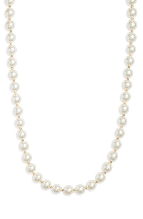 Faux Pearl Necklace