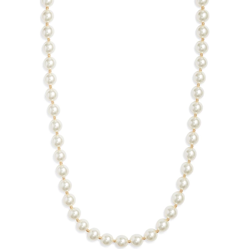 Nordstrom Faux Pearl Necklace In White