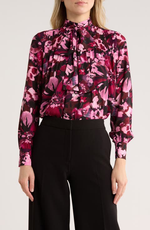 Valentine Pussybow Top