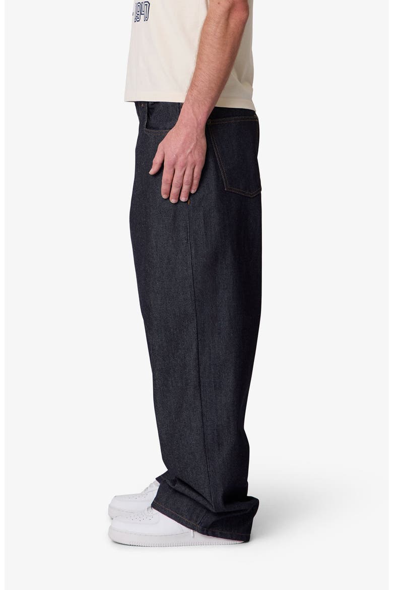 Darted Baggy Baggy Leg Jeans, Alternate, color, RINSED INDIGO