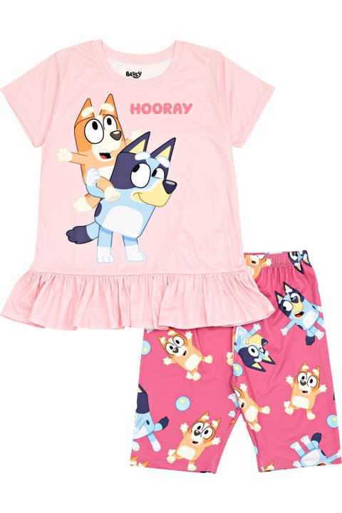 2-Piece Tee and Bike Shorts Set