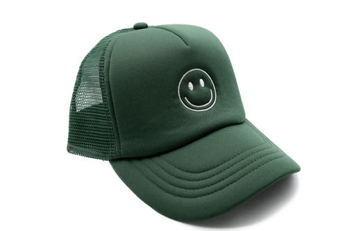 Rey To Z Smiley Foam Trucker Hat In Green