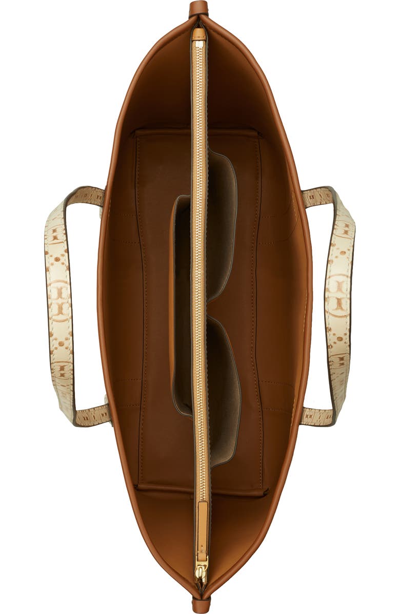 Tory Burch Perry Triple Compartment Canvas Tote, Alternate, color,