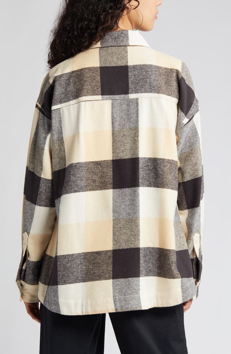 Rip Curl La Isla Plaid Flannel Button-Up Shirt, Alternate, color, 