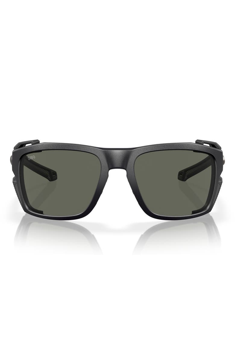 Costa Del Mar King Tide 8 60mm Polarized Rectangular Sunglasses, Main, color,