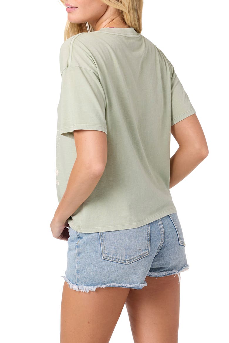 Twinning Cotton Graphic T-Shirt, Alternate, color, DESERT SAGE