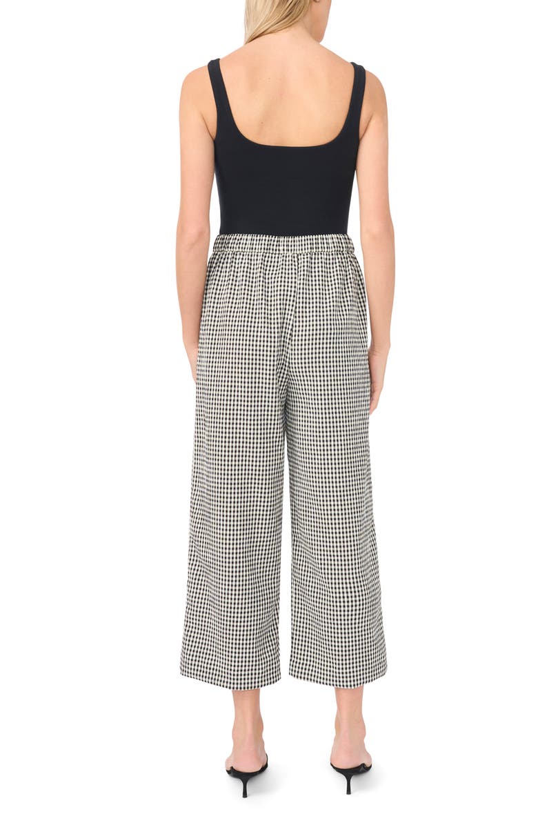 Vince Camuto Crop Straight Leg Pants, Alternate, color, Rich Black