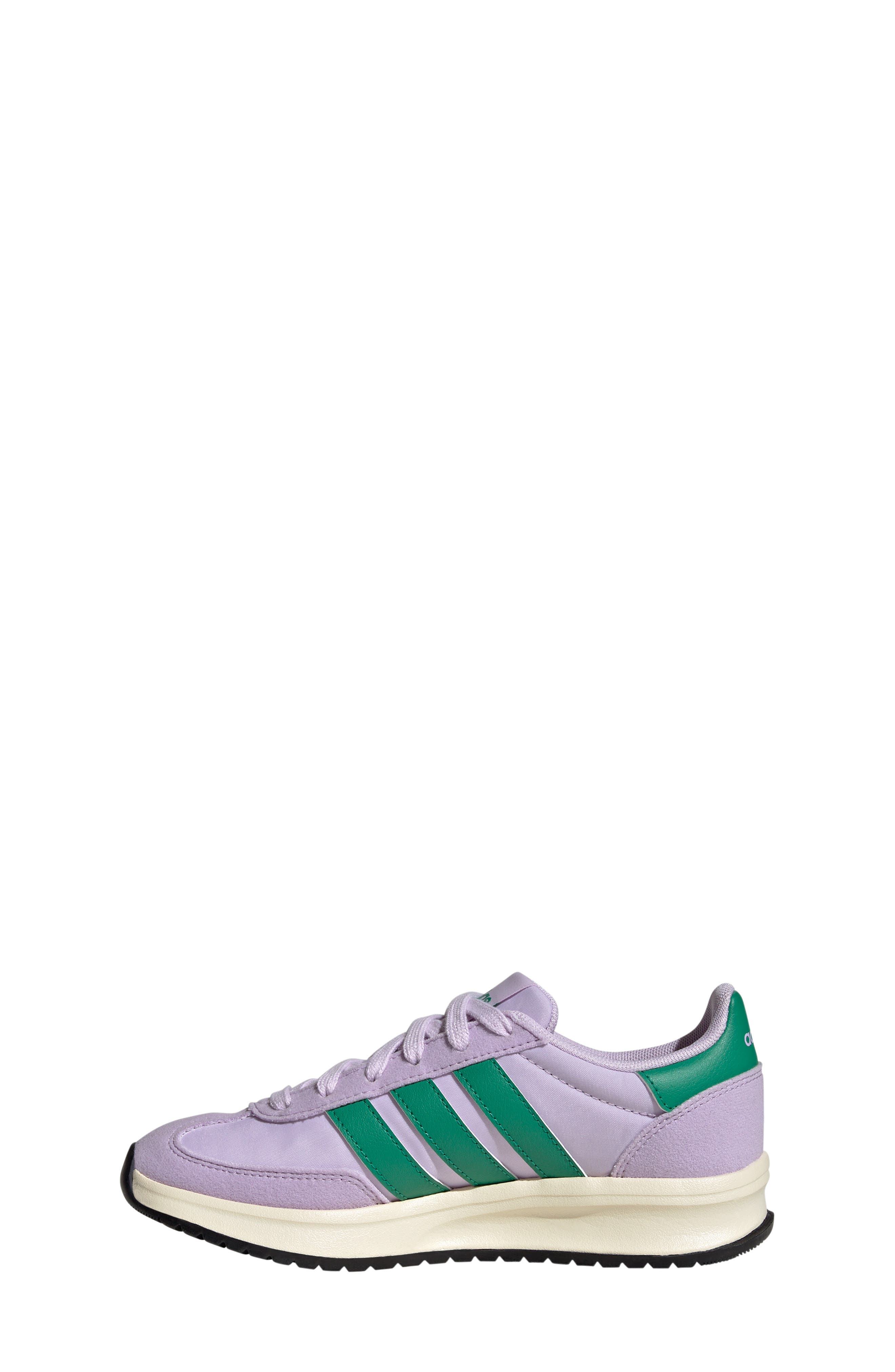 adidas Kids' Run 70s 2.0 Sneaker, Alternate, color, Lavender/ Green/ Plum
