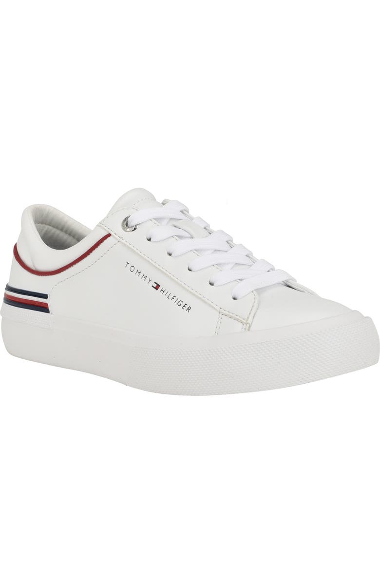 Tommy Hilfiger Kerline Sneaker, Main, color, Whi01