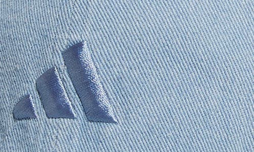 Adidas Originals Adidas Embroidered Denim Baseball Cap In Blue