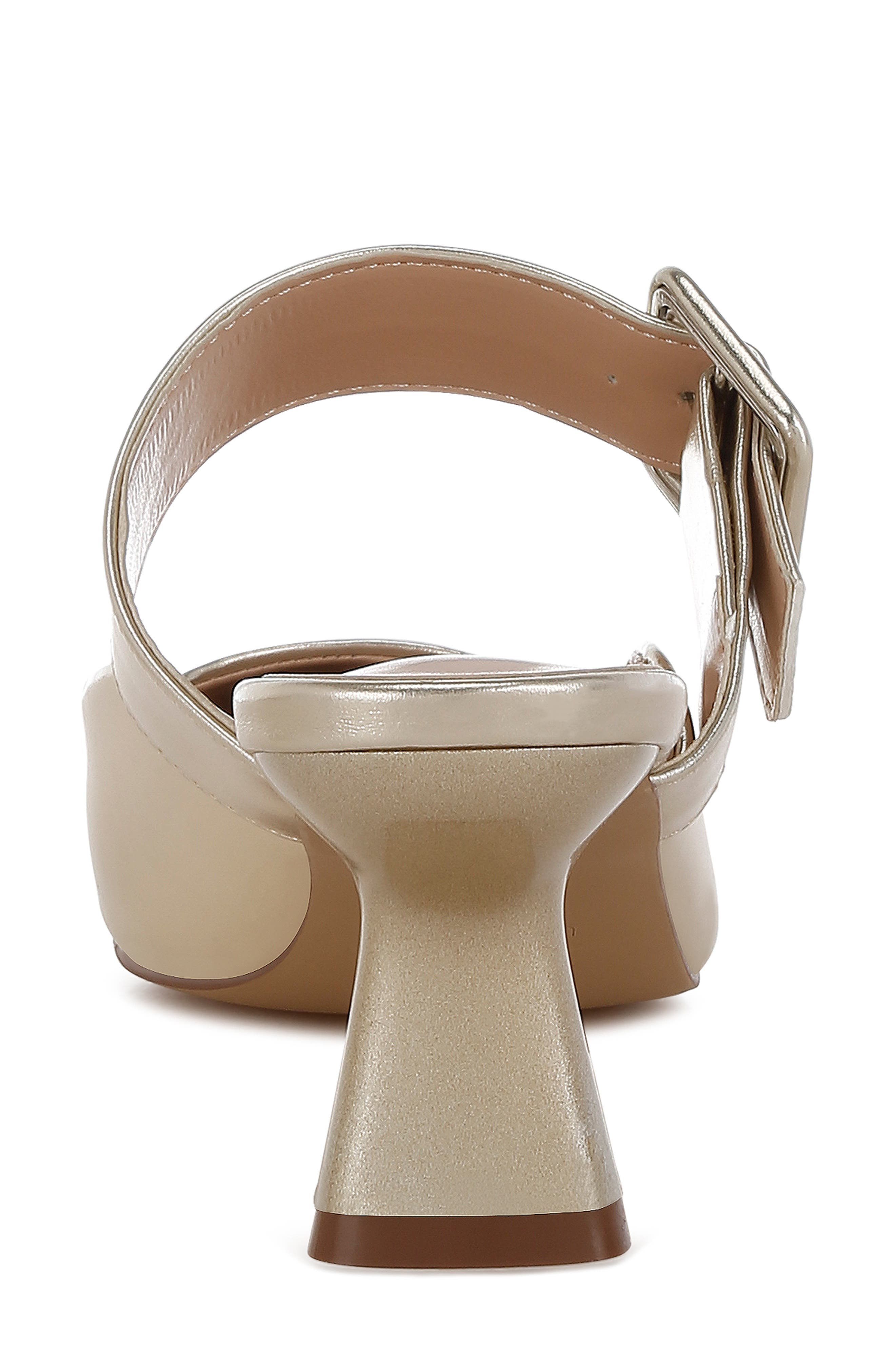 Bismi Pointed Toe Mule, Alternate, color, GOLD