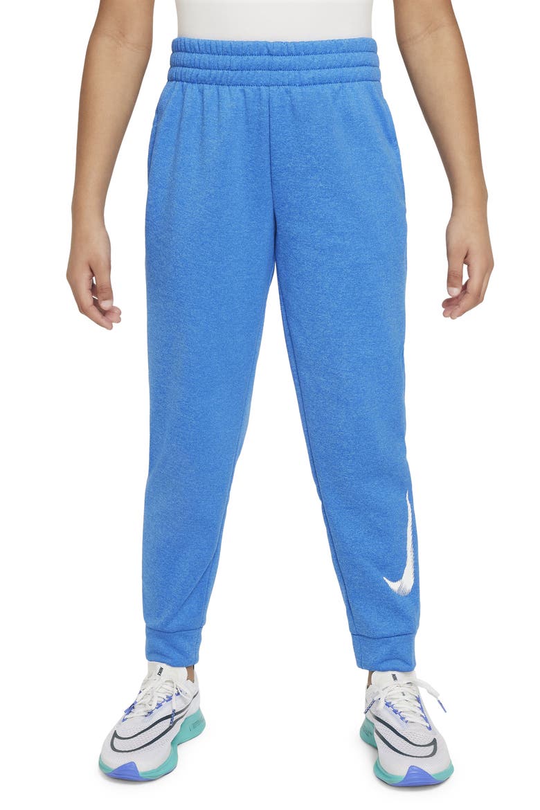 Kids' Therma Multi+ Training Joggers, Main, color, PHOTO BLUE/ PHOTO BLUE/ WHITE