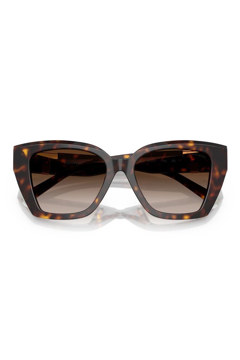 52mm Gradient Square Sunglasses, Alternate, color, HAVANA / BROWN GRADIENT