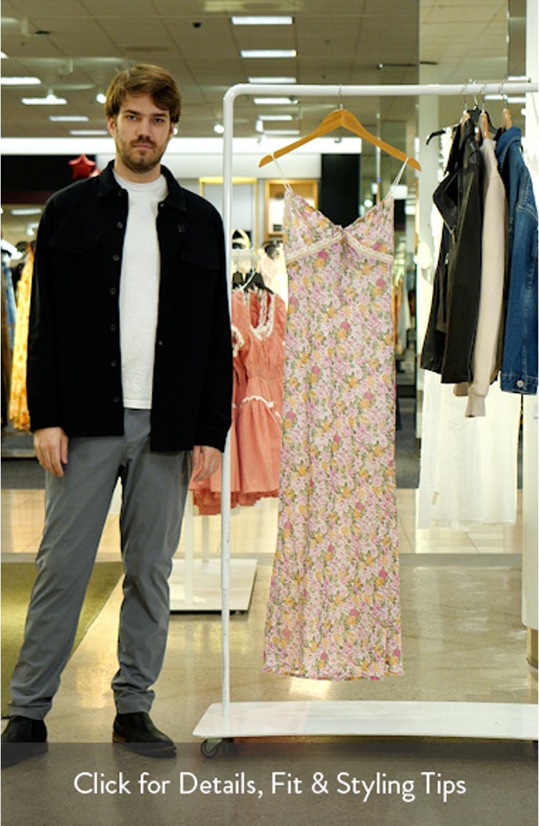 Emily Floral Maxi Slipdress, sales video thumbnail