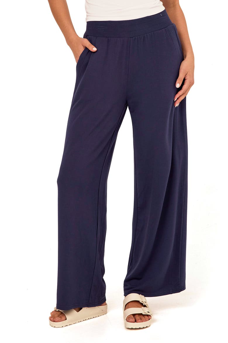 Esmeralda Feather Wide Leg Pants, Main, color, STARGAZER