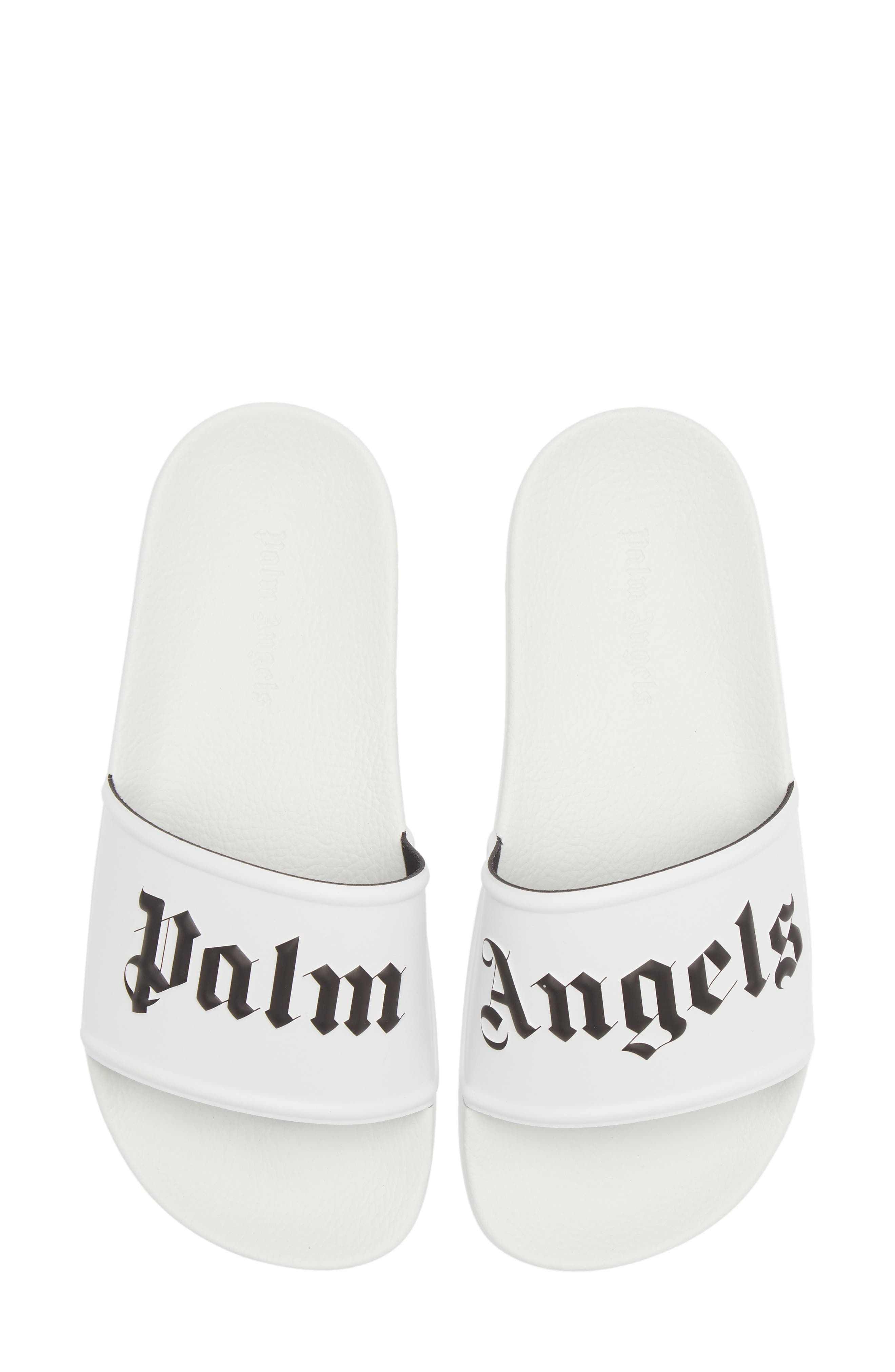 Palm Angels Logo Pool Slide Sandal, Main, color, 