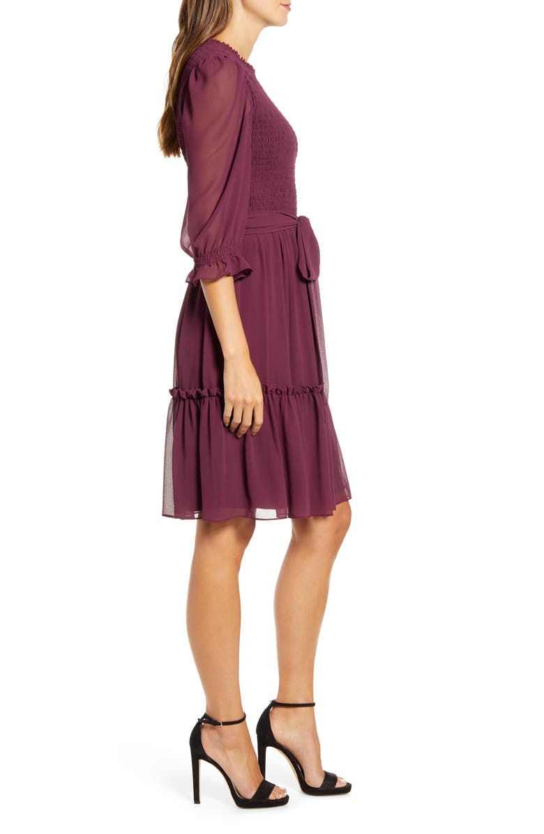 Rachel Parcell Smocked Dress, Alternate, color, 