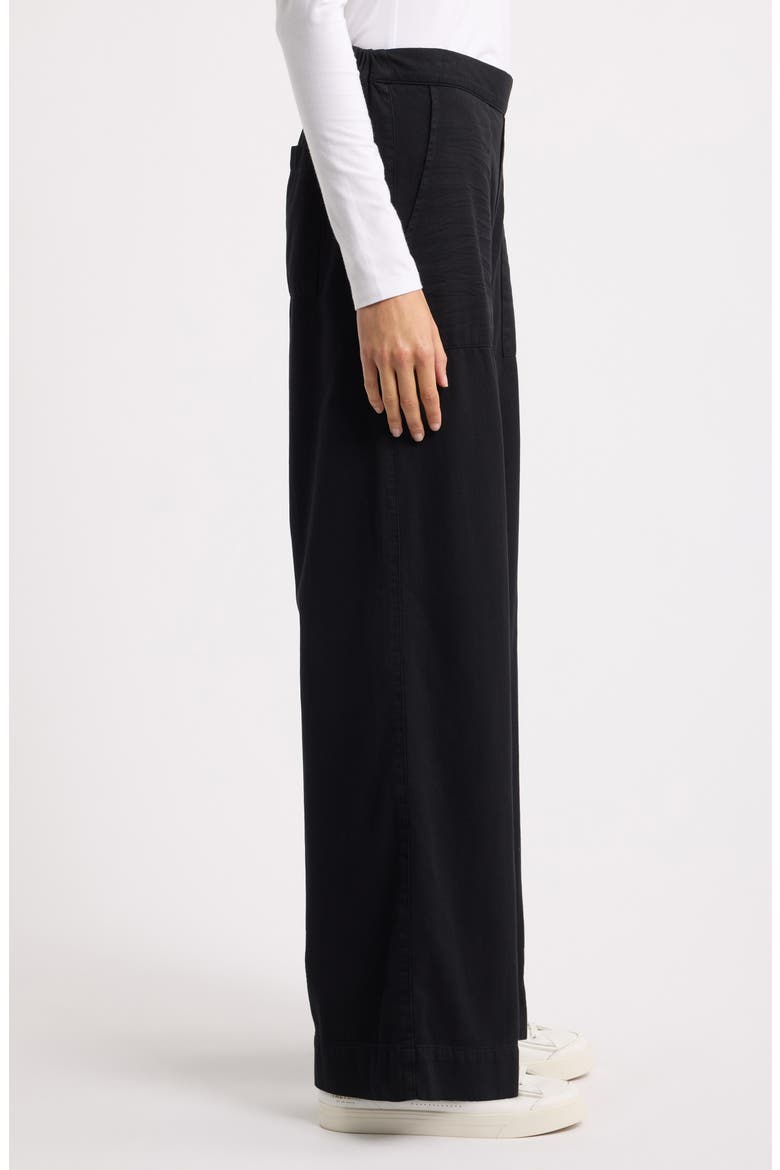 Madeline High Waist Wide Leg Jeans, Alternate, color, BLACK DENIM
