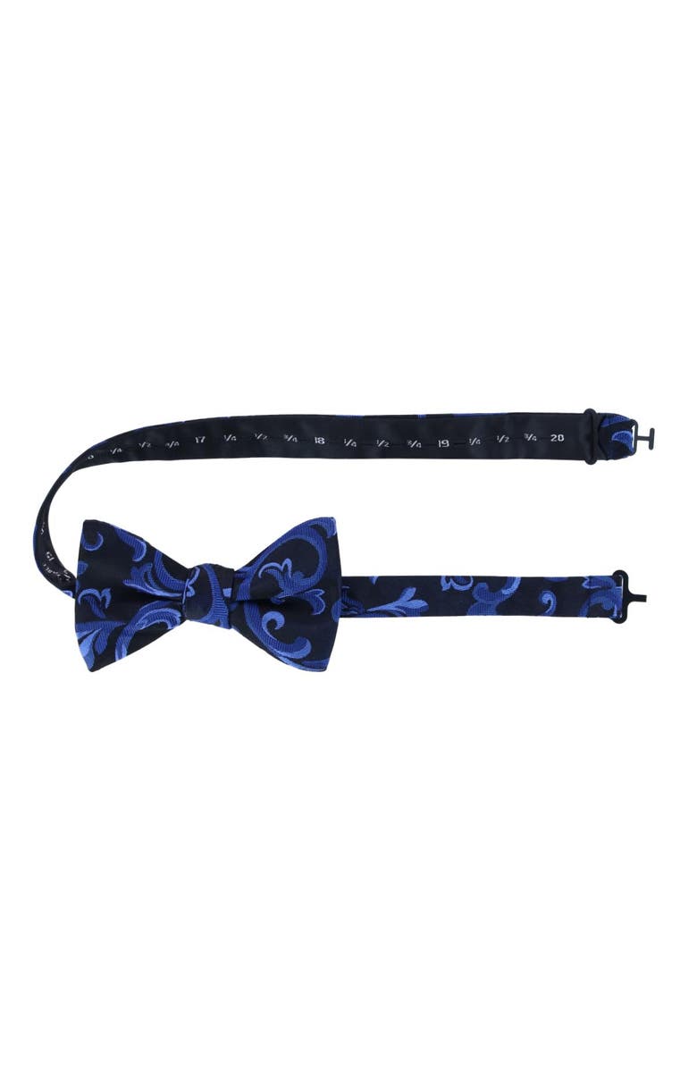 Trafalgar Christian the Romantic Brocade Silk Bow Tie, Alternate, color, Royal Blue