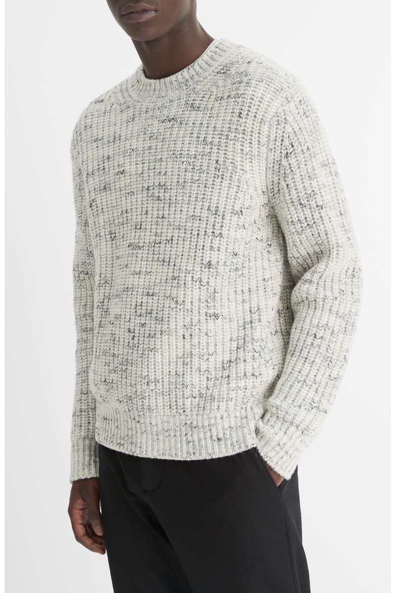 Super Space Dye Wool Sweater, Main, color, H WHITE