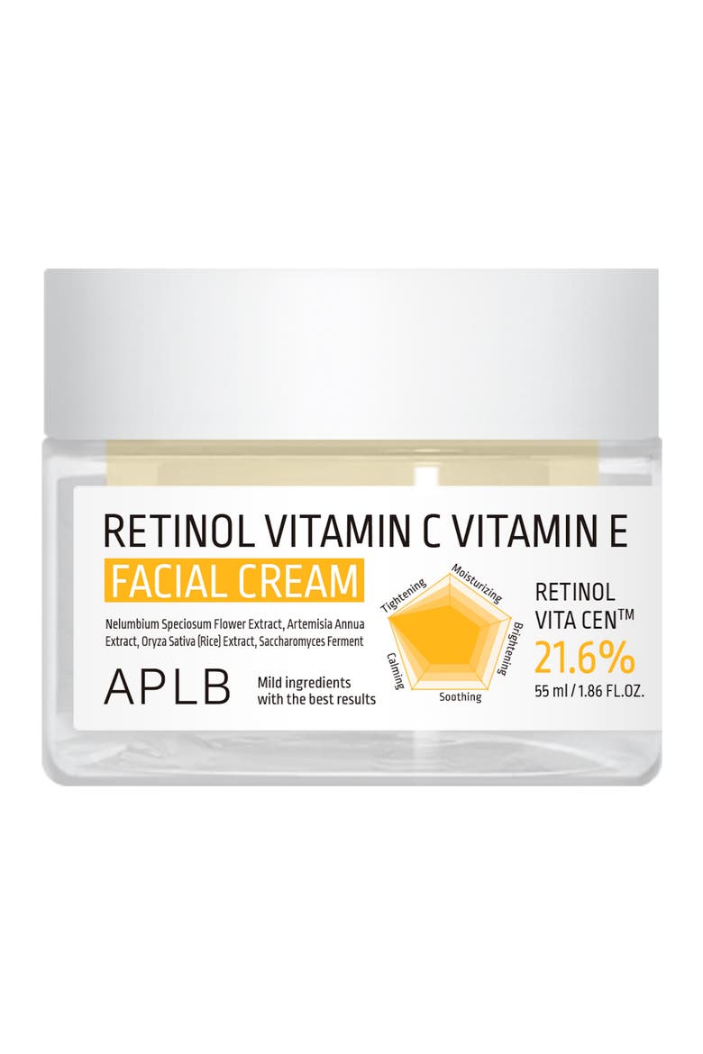 Retinol Vitamin C Vitamin E Facial Cream, Main, color, NO COLOR