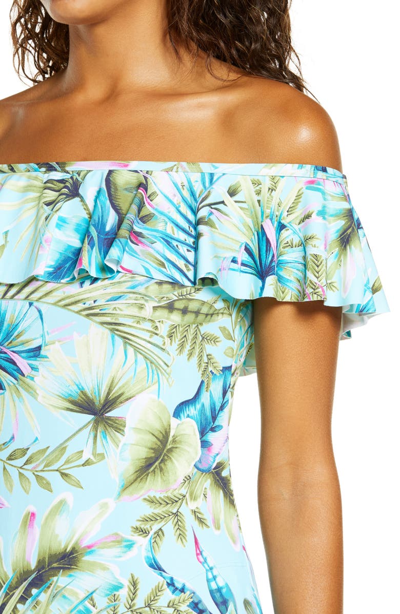 Tommy Bahama Sun Kissed Off the Shoulder Spa Dress, Alternate, color, 