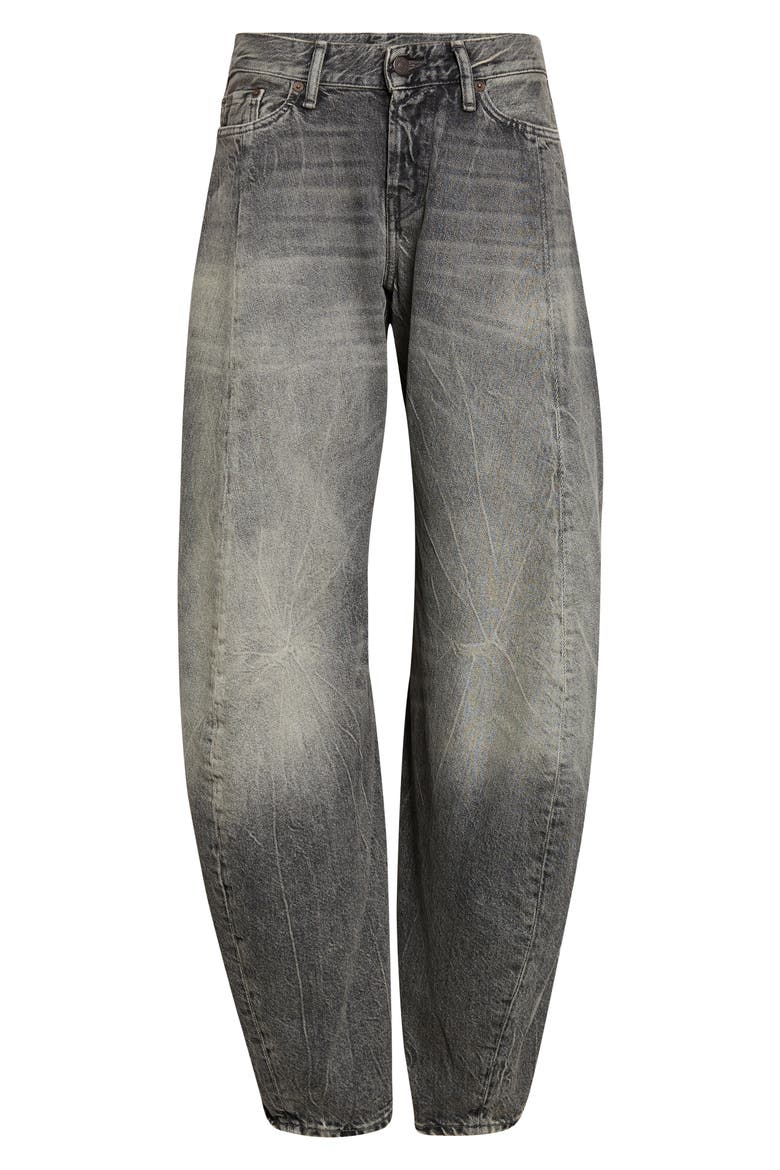 2006 Gothik Barrel Leg Jeans, Alternate, color, WASHED BLACK