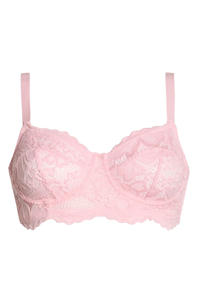 KILO BRAVA Lace Underwire Bra, Alternate, color, Petal Pink