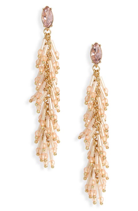 Bead Fringe Duster Earrings