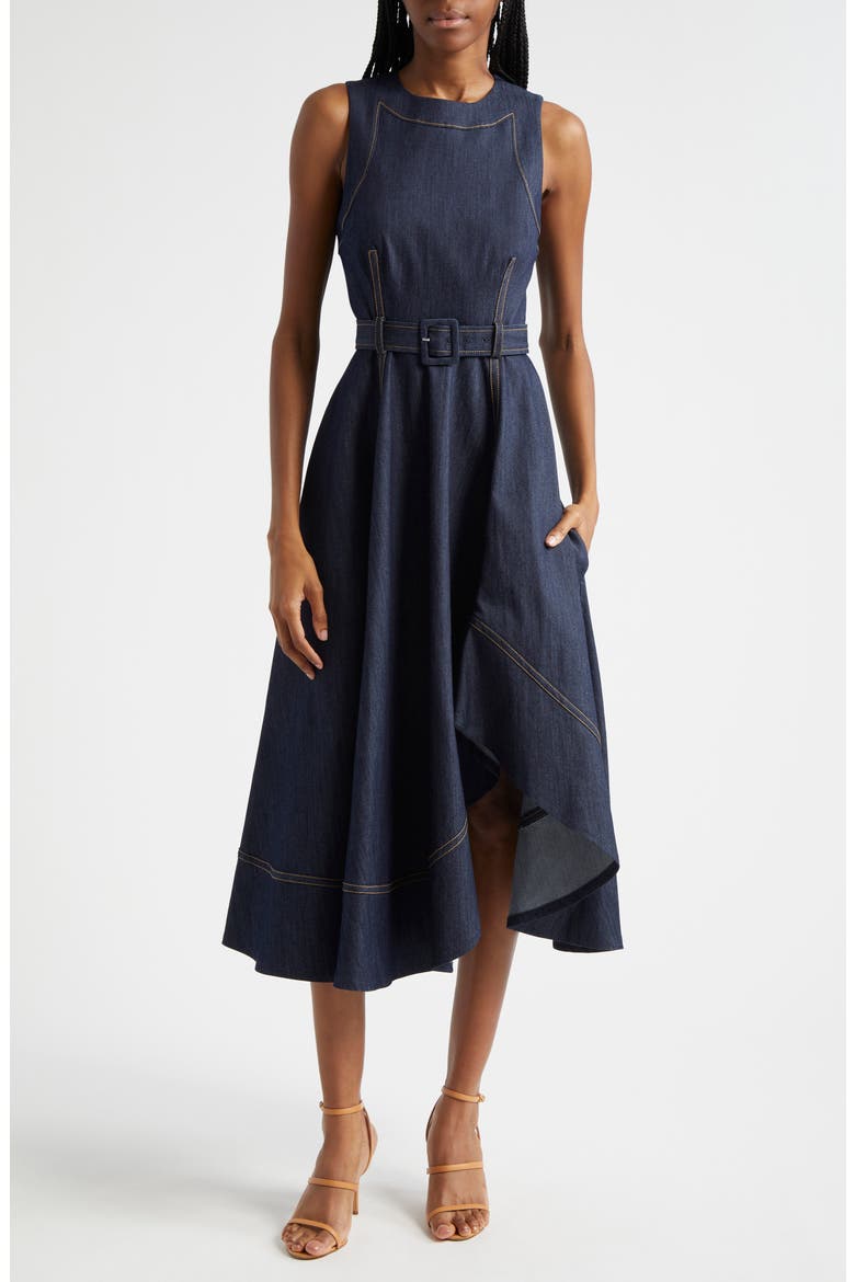 Zelda High-Low Sleeveless Denim Dress (Women) | Nordstrom