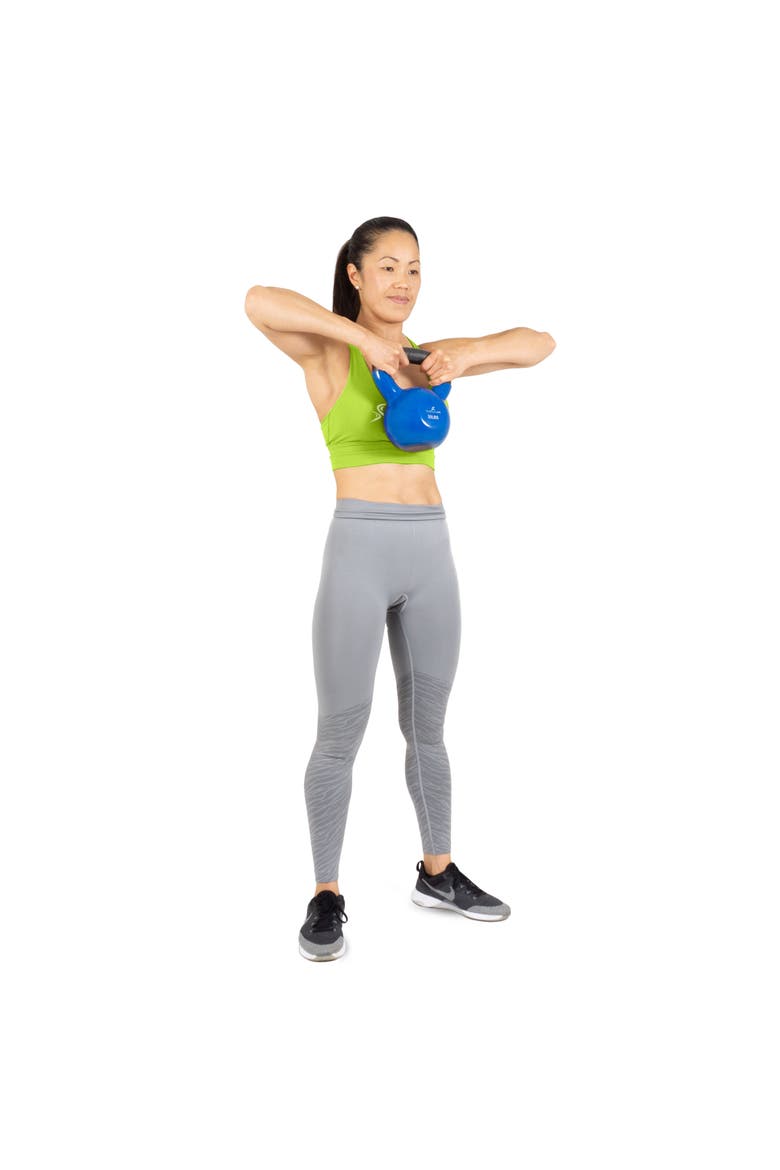 Vinyl Coated Iron Kettlebell, Alternate, color, 30 lb