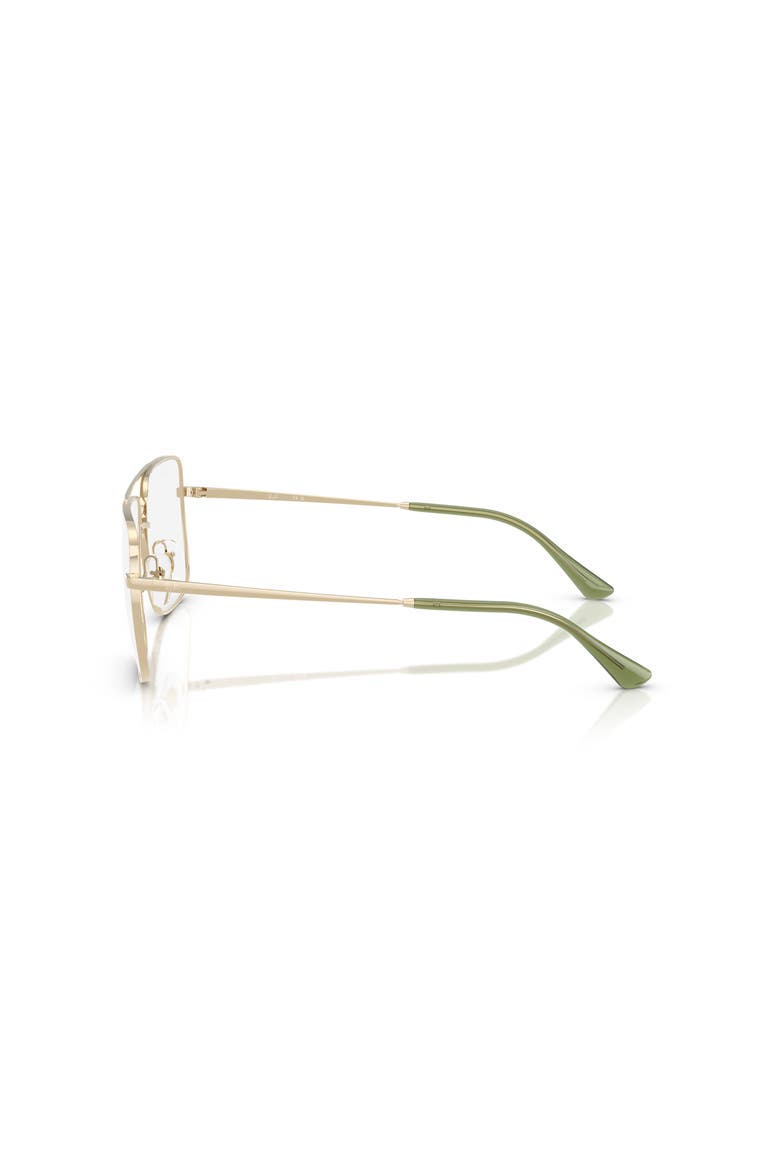 56mm Square optical glasses, Alternate, color, Gold