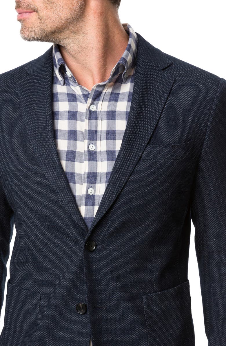 Rodd & Gunn Haldon Regular Fit Stretch Wool & Cotton Sport Coat, Alternate, color, Midnight